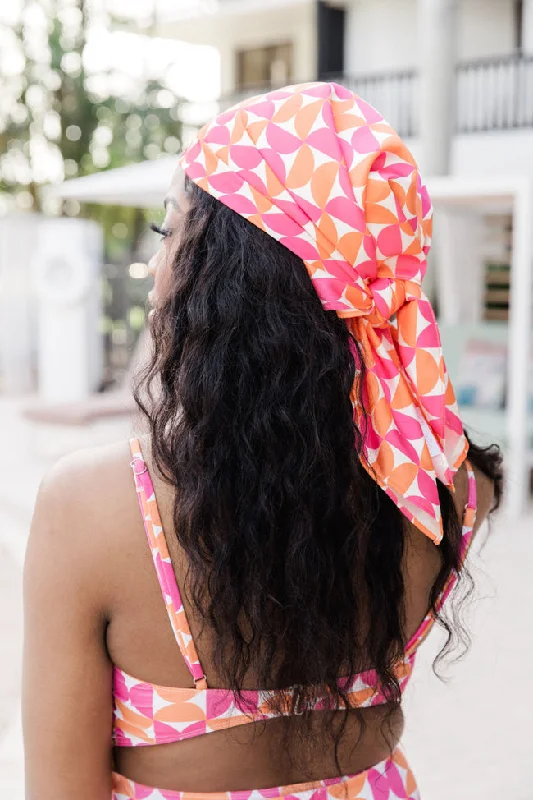 Geometric Glam Printed Headscarf FINAL SALE