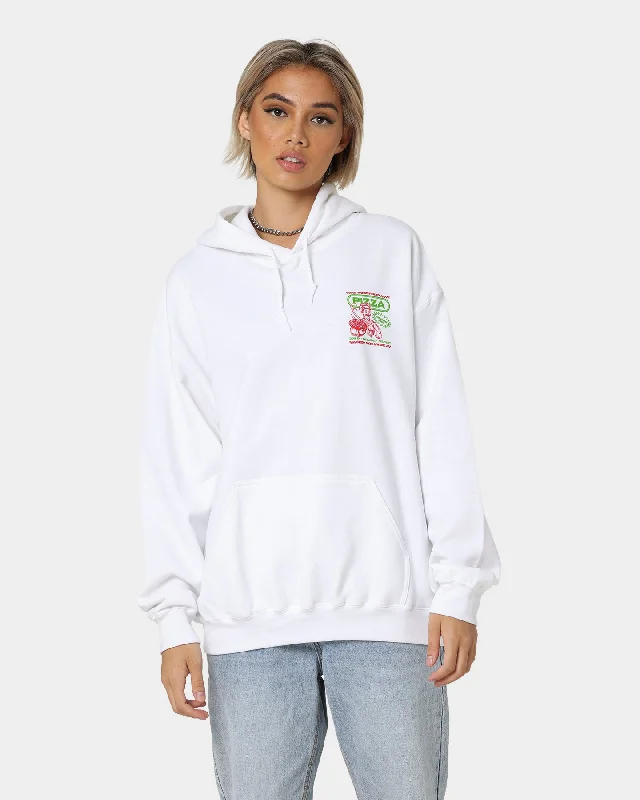 Goat Crew Pizza Shop Hoodie White