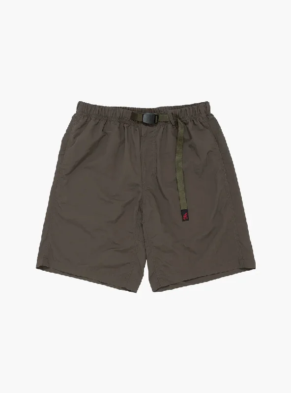 Gramicci Nylon Loose Short Dark Brown