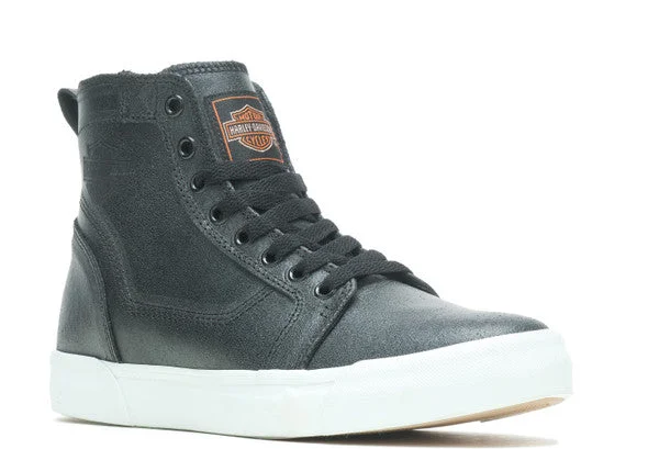 Harley-Davidson® Delmont Unisex Black, Grey, Tan, Navy Fashion Sneakers - D71008