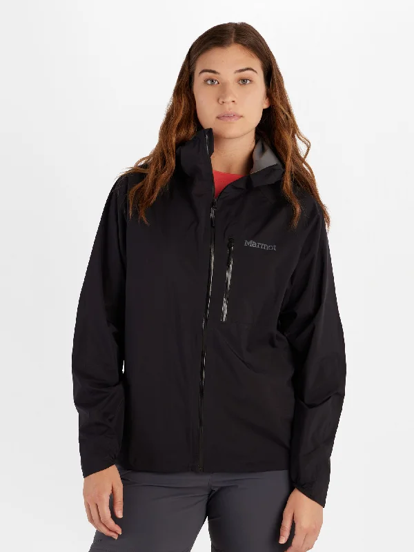 Women's Superalloy Bio Rain Jacket - Black