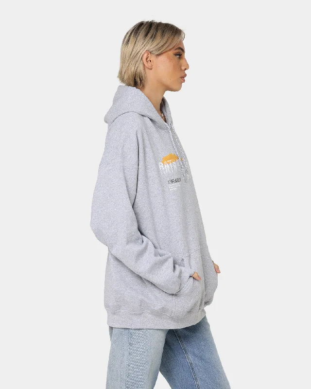 Rats Get Fat Spray Butterfly Hoodie Grey