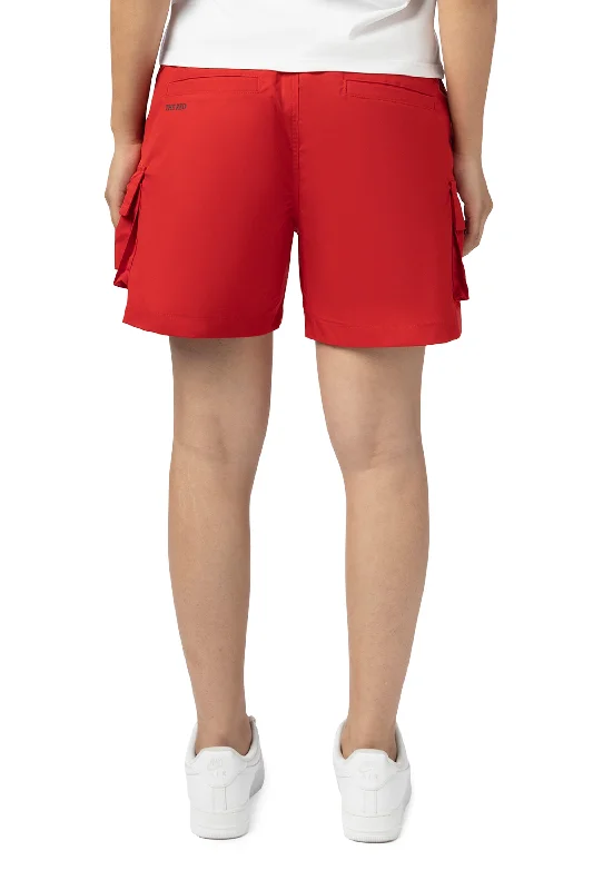 Utility Slouched Shorts - True Red