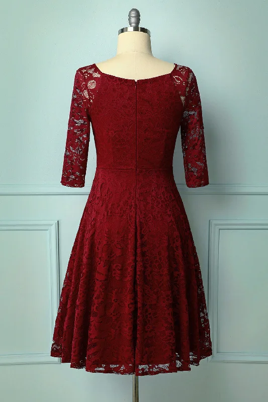 Vintage Red Midi