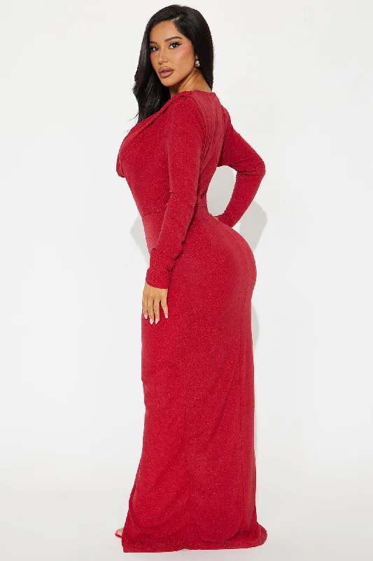 Always Winning Maxi Dress - Red