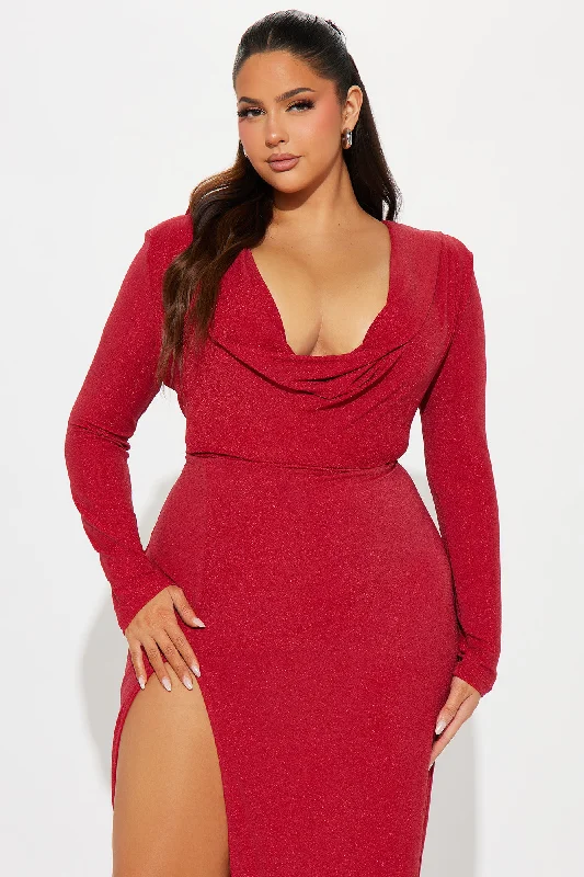 Always Winning Maxi Dress - Red