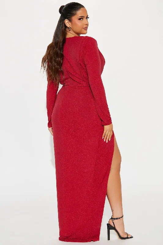 Always Winning Maxi Dress - Red