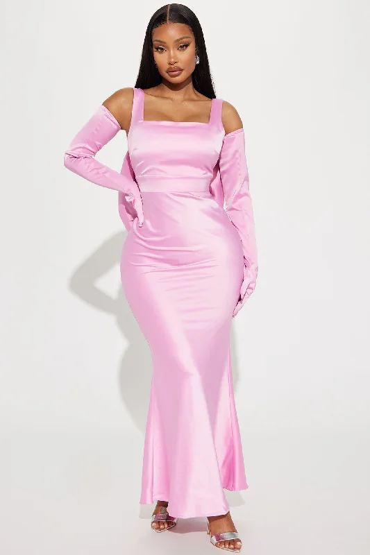 Audrey's Bow Gown - Pink