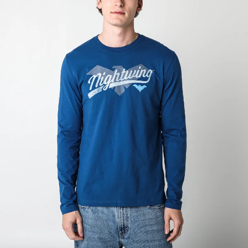 Nightwing Icon Blue Long Sleeve