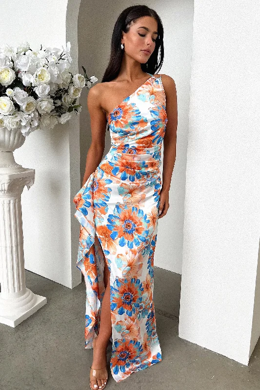 Elianna Maxi Dress - Blue Floral