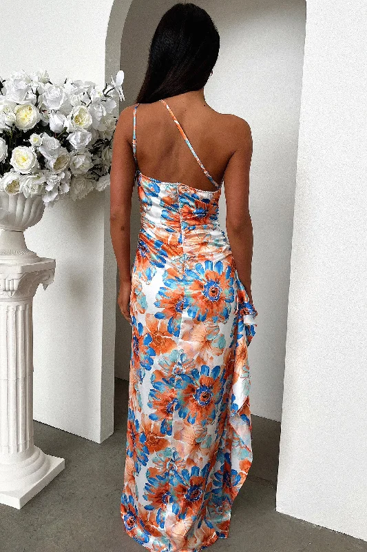 Elianna Maxi Dress - Blue Floral