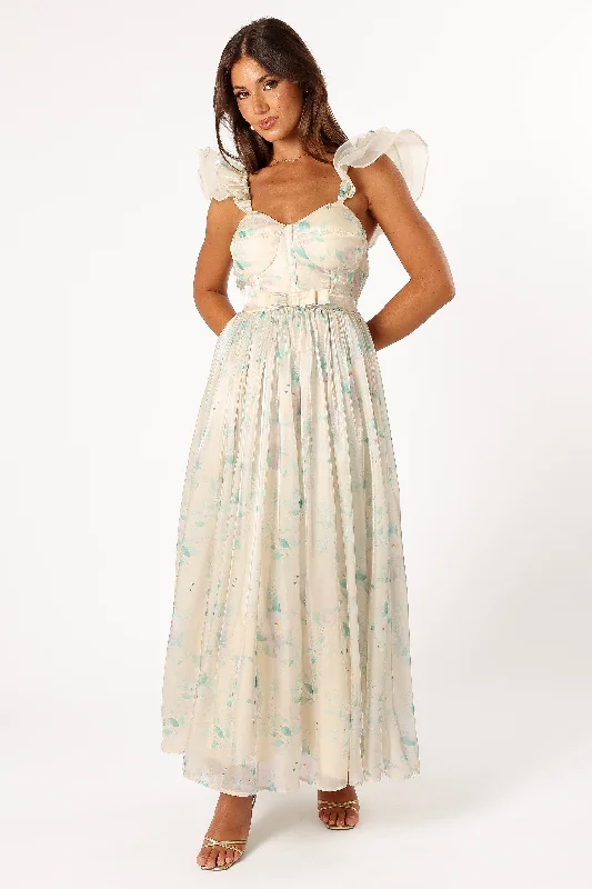 Freesia Maxi Dress - Cream