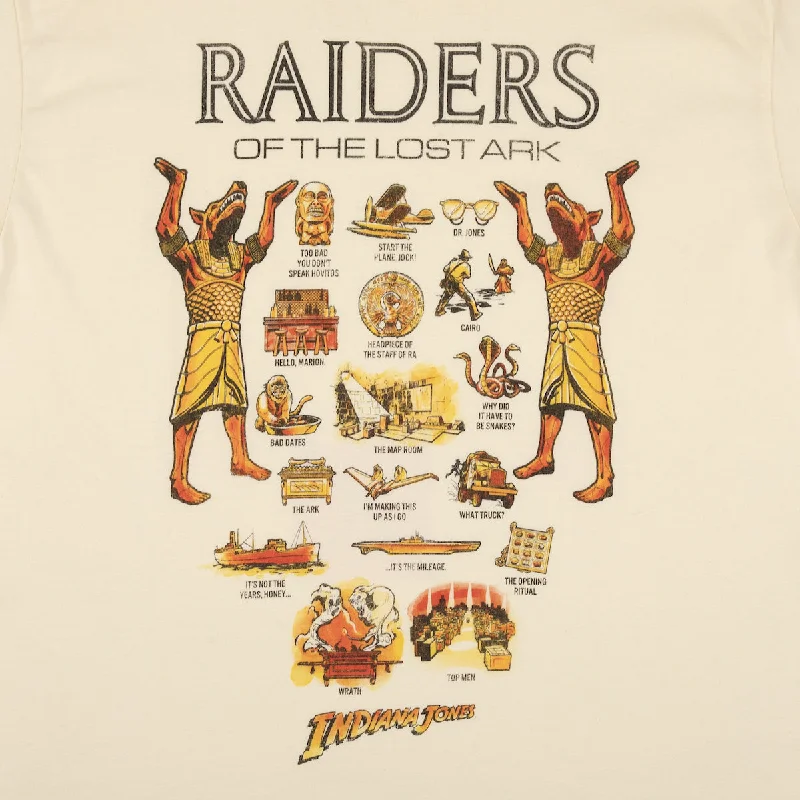 Raiders of the Lost Ark Scenes Natural Tee