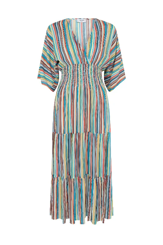 Ingrid Dress Coastal Stripes