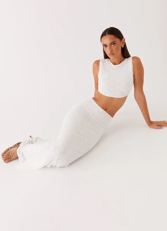 Issey Maxi Skirt - White