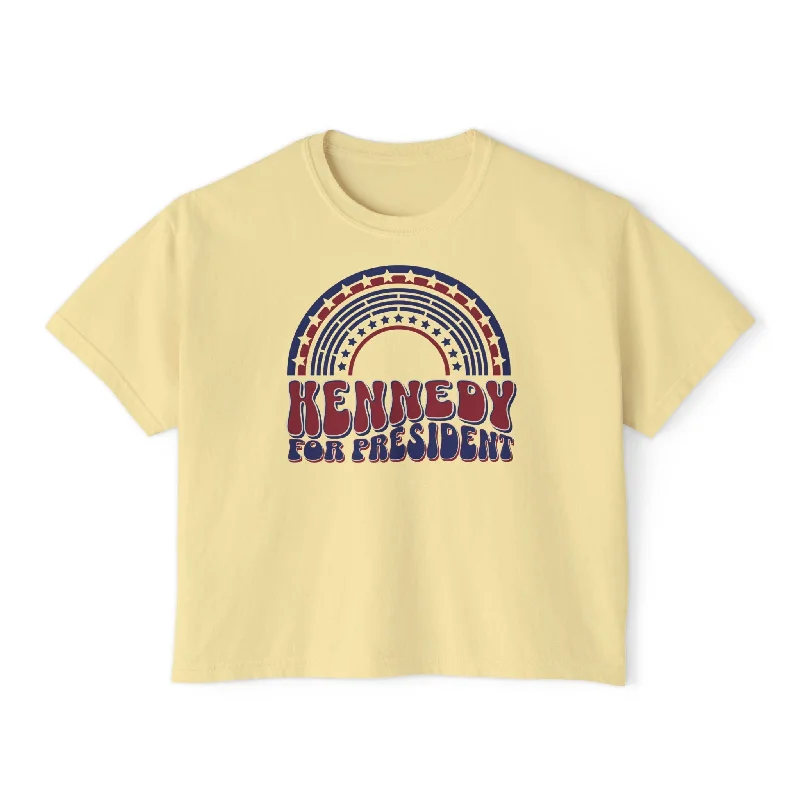 Kennedy for President 60s Women's Boxy Tee