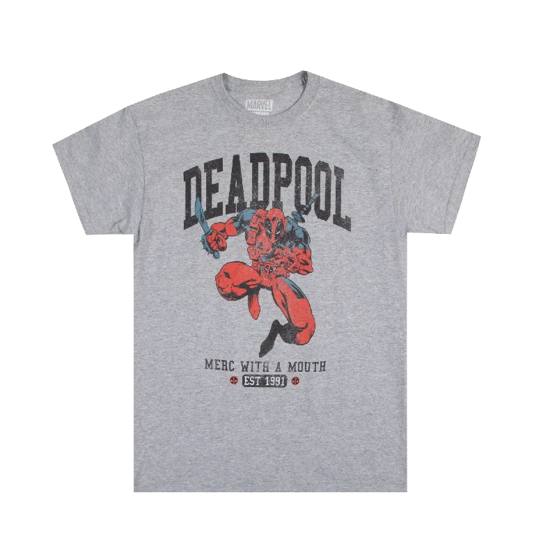 Deadpool 30th Est. Athletic Heather Tee