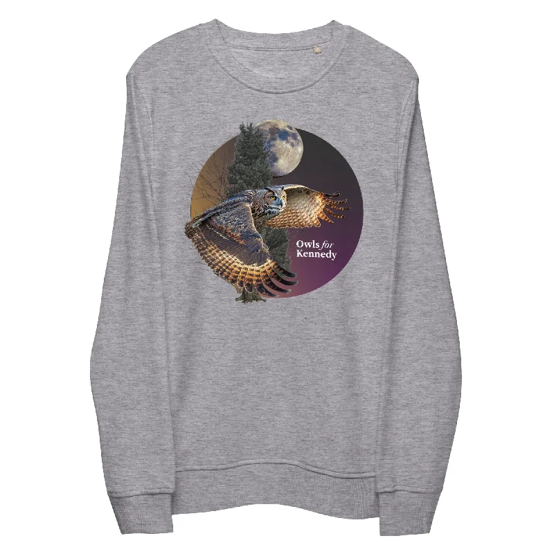 Owls For Kennedy Organic Sweatshirt