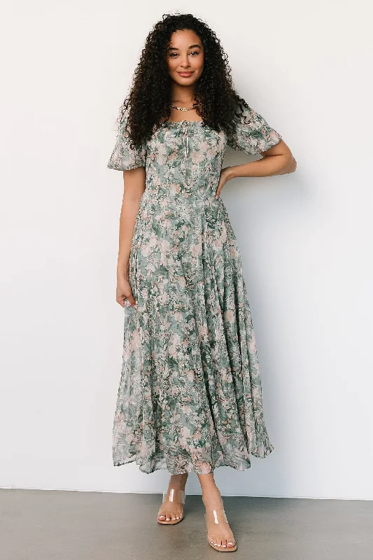 Raelynn Maxi Dress | Sage Floral