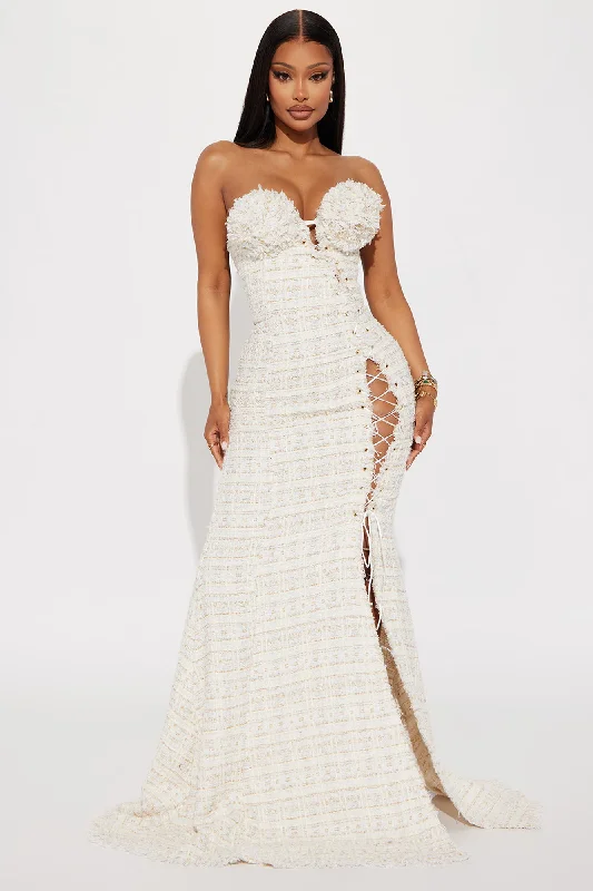 Rowan Tweed Gown - Cream