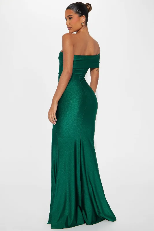 Save A Dance Maxi Dress - Hunter