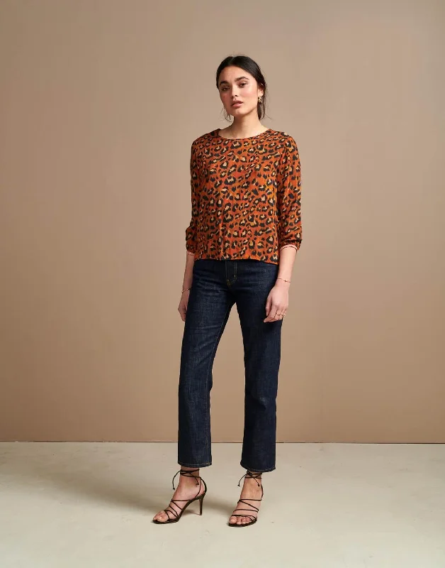 Solong Blouse (Leopard)