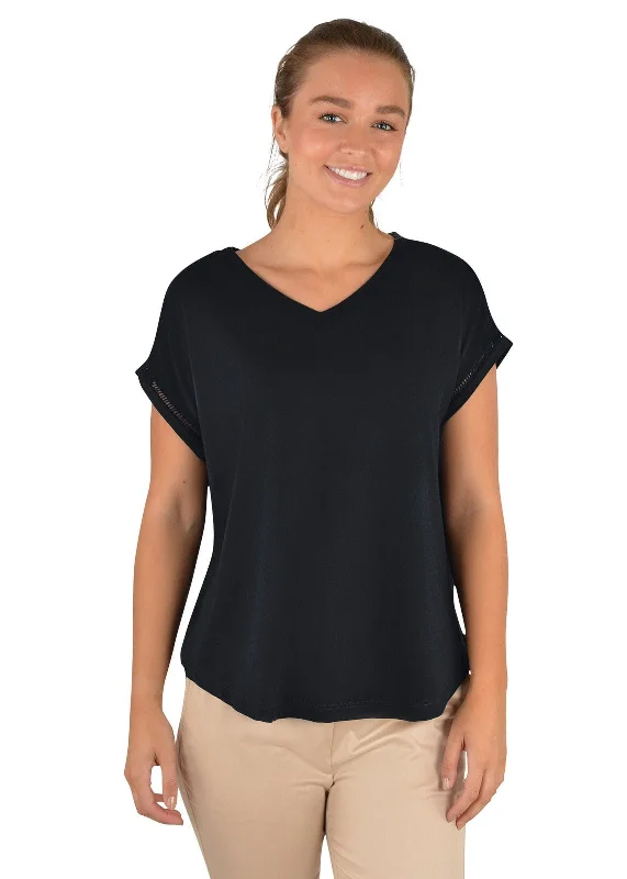 THOMAS COOK WOMENS CAMELLIA TEE CARBON